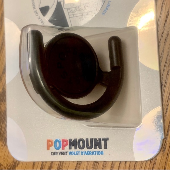 PopSockets PopMount Black Plastic Hands Free Mobile Cell Phone Car Vent Mount - Picture 4 of 7